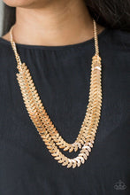 Load image into Gallery viewer, Industrial illumination Gold Necklace