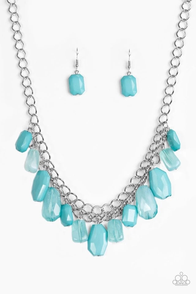 Glacier Goddess Blue Necklace