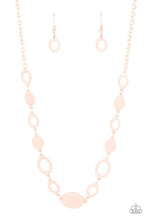 Load image into Gallery viewer, Working Oval Time Rose Gold Necklace
