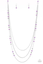 Load image into Gallery viewer, Colorful Cadence Purple Necklace