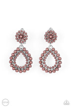 Load image into Gallery viewer, Discerning Droplets Brown Clip On Earrings