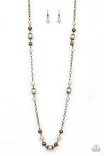 Load image into Gallery viewer, Wallstreet Waltz Brass Necklace