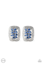 Load image into Gallery viewer, Darling Dazzle Blue Clip On Earrings