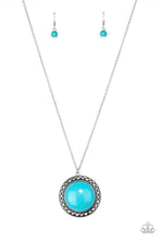 Load image into Gallery viewer, Run Out of Rodeo Blue Necklace