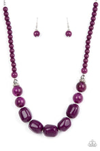 Load image into Gallery viewer, Ten Out of Tenacious Purple Necklace