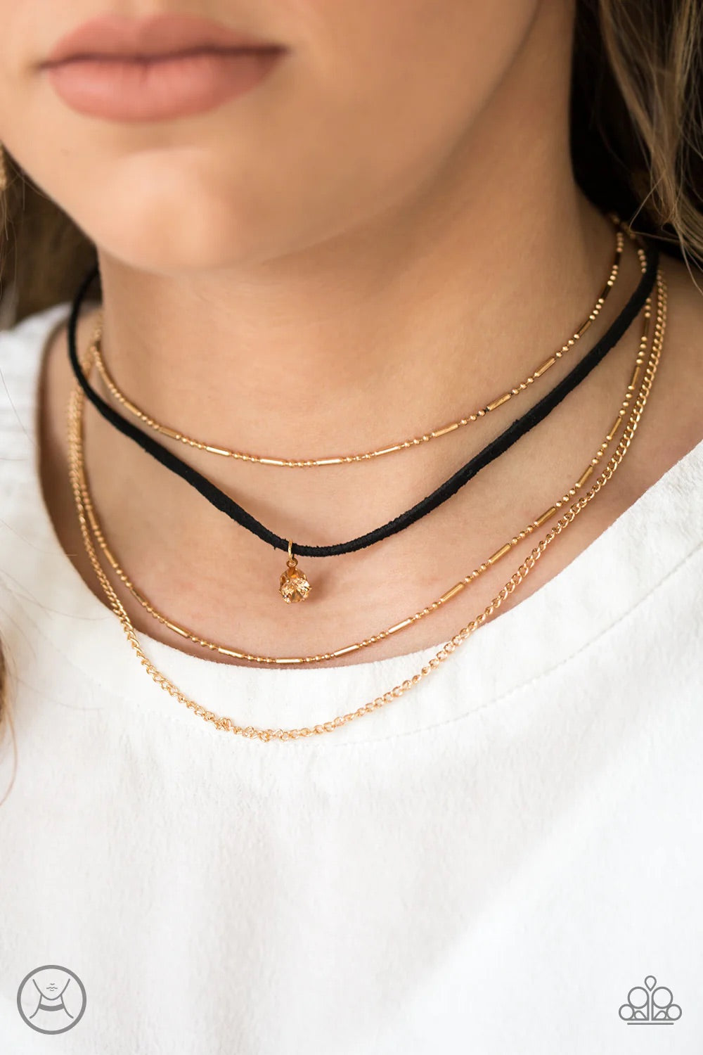 Free Radical Gold Choker