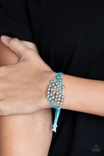 Load image into Gallery viewer, Without Skipping A BEAD Blue Urban Bracelet