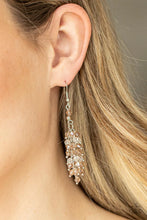 Load image into Gallery viewer, Celestial Chandeliers Brown Earrings