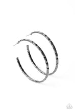 Load image into Gallery viewer, Grungy Grit Black Earrings