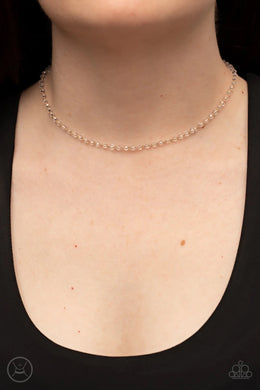 Mini MVP Gold Choker with White Gems
