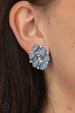 Load image into Gallery viewer, Row Row Row Your Yacht Blue Clip On Earrings