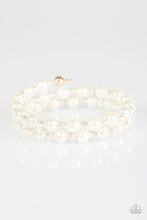 Load image into Gallery viewer, Modestly Modest White Coil Bracelet