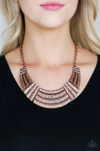 Load image into Gallery viewer, Ready to Pounce Copper Necklace