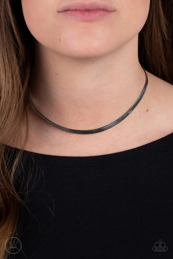 In No Time Flat Black Choker