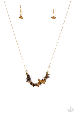Back to Nature Brown Necklace