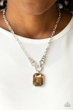 Load image into Gallery viewer, Queen Bling Brown Necklace