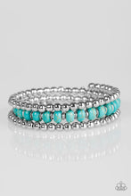 Load image into Gallery viewer, Modern Day Mason Blue Coil Bracelet