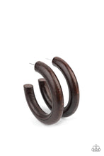 Load image into Gallery viewer, Woodsy Wonder Brown Wood Earrings
