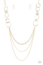 Load image into Gallery viewer, Bling Down the Curtain Gold Necklace