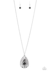 Modern Majesty Black Necklace