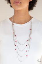 Load image into Gallery viewer, Open for Opulence Red Necklace