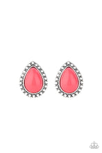 Load image into Gallery viewer, Boldly Beaded Pink Post Earrings