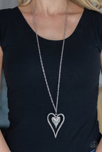 Load image into Gallery viewer, Hardened Hearts Silver Necklace