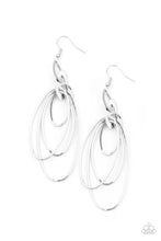 Load image into Gallery viewer, Oval the Moon Silver Earrings