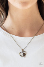 Load image into Gallery viewer, Heart Full of Love Brass Necklace