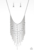 Load image into Gallery viewer, First Class Fringe Silver Necklace