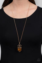 Load image into Gallery viewer, Trailblazing Talisman Brown Necklace