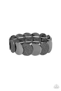 Demurely Disco Black Bracelet