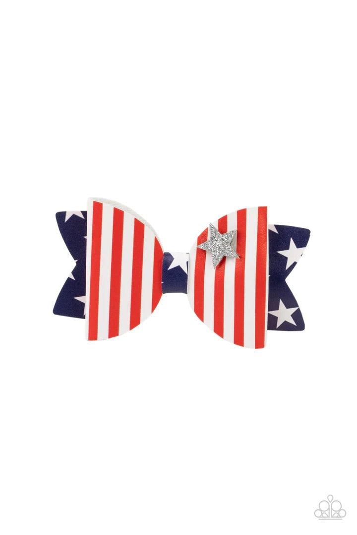 Red, White and Bows Multi Hair Clip