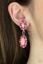 Load image into Gallery viewer, Positively Pampered Orange Clip On Earrings