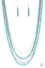 Load image into Gallery viewer, Industrial Vibrance Blue Necklace