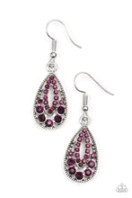 Load image into Gallery viewer, Money to Blow Purple Earrings