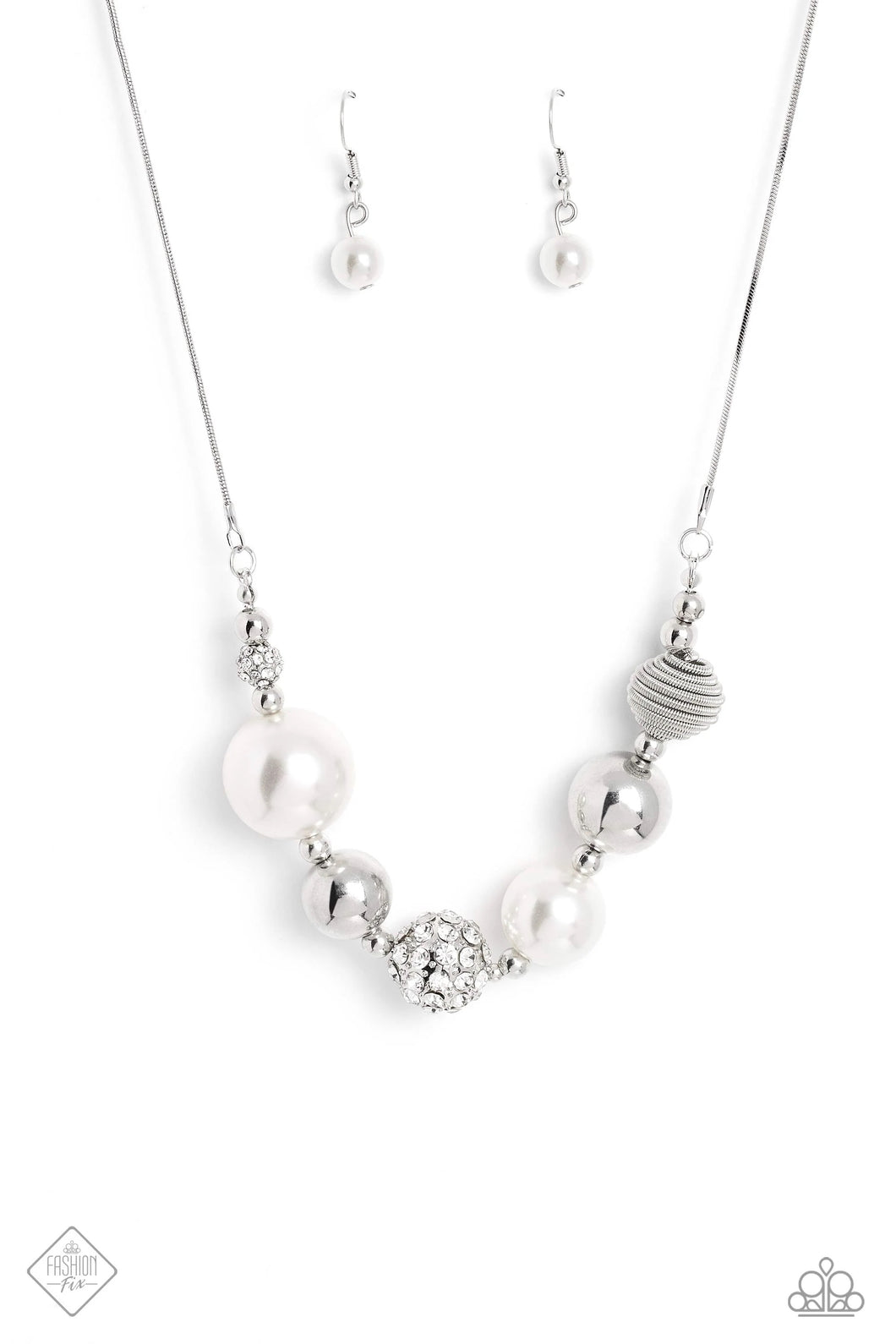 Caliber Choreographer White Necklace