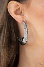Load image into Gallery viewer, I Double Flare You Black Earrings