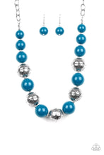 Load image into Gallery viewer, Floral Fusion Blue Necklace