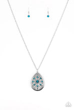 Load image into Gallery viewer, I am a Queen Blue Necklace