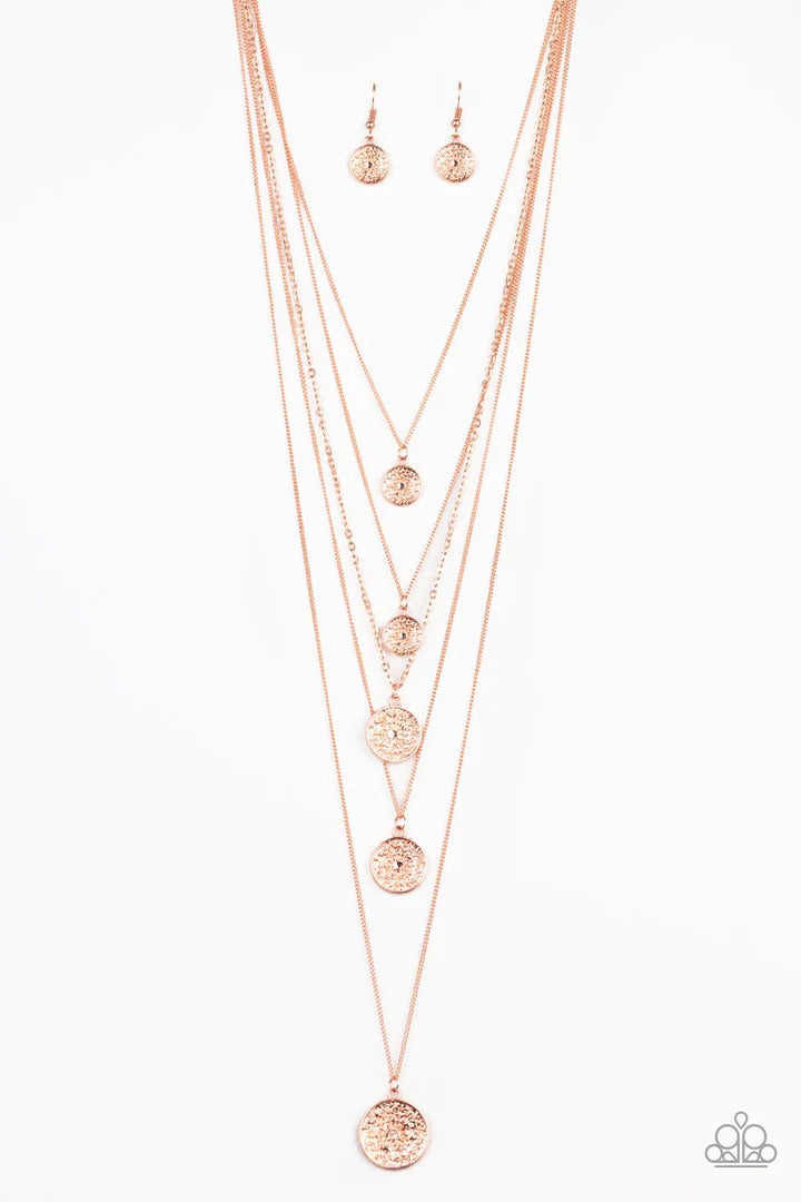 Medallion Marvel Copper Necklace