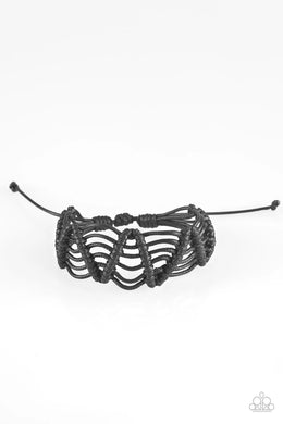 Rise To The Bait Black Urban Bracelet