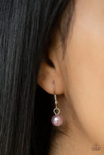 Load image into Gallery viewer, Pearl Heirloom Purple Necklace