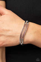 Load image into Gallery viewer, Gen Z Glamour Red Hinged Bracelet