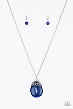 Load image into Gallery viewer, Nightcap and Gown Blue Necklace