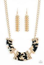Load image into Gallery viewer, Haute Blooded Black Acrylic Necklace