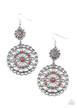 Load image into Gallery viewer, Beaded Brilliance Red Earrings