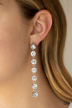 Load image into Gallery viewer, Dazzling Debonair White Post Earrings