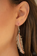 Load image into Gallery viewer, Fearless Flock Orange Earrings