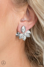 Load image into Gallery viewer, Fanciest of Them All White Jacket Earrings